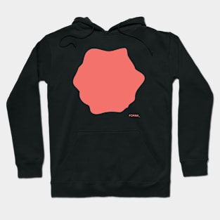 Pink hexagon forma Hoodie